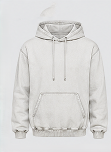 Sweat-shirt à capuche en denim pour homme de qualité supérieure avec poche kangourou - Product Image 4