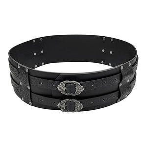Nouvelle ceinture de guerrier classique à la mode, ajustable, en cuir véritable, robuste, pour costumes, vente en gros - Product Image 1