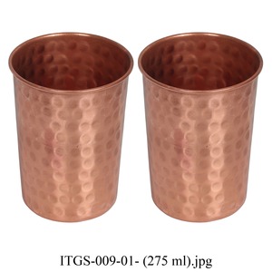 Copper Tumbler 250ml Handmade Traditional Chinese Design Solid Pattern Single Wall Adults Party Use - Product Image 6