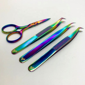 Pince à épiler professionnelle japonaise durable en acier inoxydable pour l'extension des cils pointe pointue forte adhérence Logo personnalisé utilisation des sourcils - Product Image 5