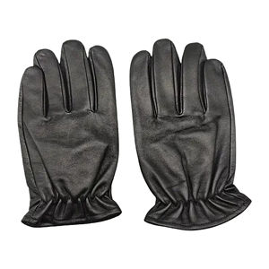 Gants courts en cuir véritable légers pour hommes, respirants et durables, pour le travail quotidien, les activités de plein air et la conduite - Product Image 1
