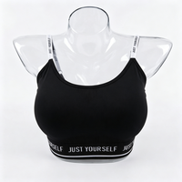 Soutien-gorge de sport sans armatures pour femme, personnalisé OEM, imprimé, tricoté sans couture, élastique, doux pour la peau, respirant, absorbant la transpiration, idéal pour la gym et la course à pied