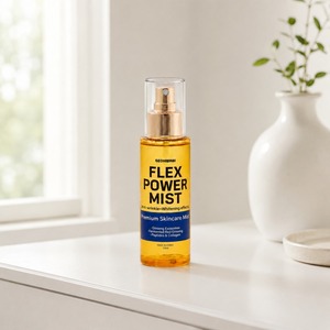 Bruma Hidratante Flex Power Mist, Cuidado Facial con EGF y FGF, Bruma Facial Iluminadora, Esencia Facial, Bruma Antiarrugas - Product Image 2