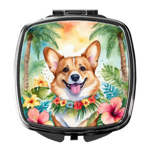 Corgi Luau miroir de maquillage de voyage Compact pour femmes et filles Portable pliant poche cadeau décoratif taille de poche - Product Image 1