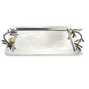 Hot Selling Metal Serving Tray for Home <b>Hotels</b> and <b>Restaurants</b> <b>Supplies</b> Best Quality Modern Design Decorative Trays - Product Image 5