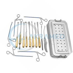 Kit d'instruments de chirurgie esthétique endoscopique pour lifting frontal Daniel, en acier inoxydable, certifié CE, réutilisable - Product Image 1