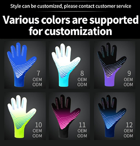 Gants de gardien de but de football pour jeunes, prix d'usine OEM en gros, gants de gardien de but professionnels épais de qualité supérieure pour adultes - Product Image 4