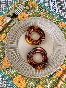 Anneaux de serviette en résine faits à la main, style chaîne |   Porte-serviettes au design moderne et interconnecté |   Disponible en plusieurs couleurs et finitions OEM ODM - Product Image 6