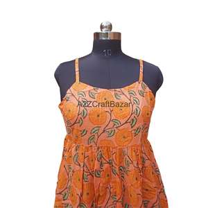 Vestido sin mangas elegante 100% algodón puro, el más vendido para mujer, ideal para fiestas en la playa o salidas nocturnas, disponible al por mayor. - Product Image 3