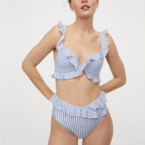 Women <b>Triangle</b> <b>Bikini</b> Swimwear Adjustable Beachwear Quick Dry Summer Vacation Pool Outfit Comfortable Stretch Fabric - Product Image 1