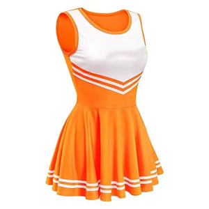 Ropa de rendimiento para equipos de porristas, tejido avanzado con mezcla elástica y control de la humedad para presentaciones deportivas - Product Image 2