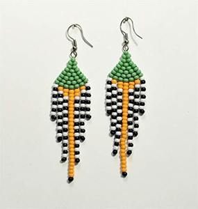 Best Quality Trendy Women's Handmade Seed Bead Drop <b>Earrings</b> Bulk Wholesale Supplier Available in Bulk Quantity - Product Image 3