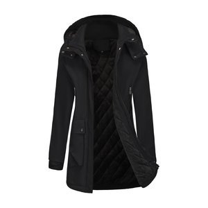 Windproof <b>Women</b> Down Coat Hooded Winter Casual Sport Heavy Duty Performance Athletic <b>Zip</b> <b>up</b> Outerwear - Product Image 1