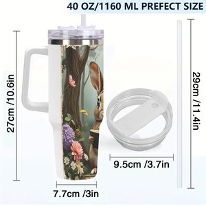 Vaso Personalizado de 40oz para Programas de Lectura en Bibliotecas - Product Image 4