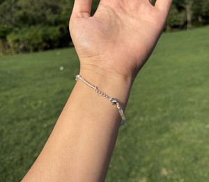 Bracelet en argent sterling 925 avec pierres précieuses naturelles multiples, fait main, perles facettées, réglable, bijoux DIY, vente en gros - Product Image 1