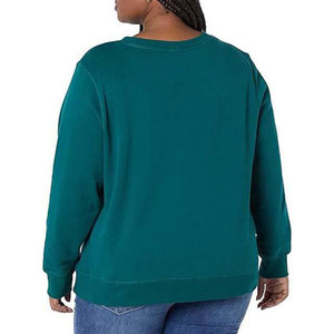 Sweat-shirts personnalisés en molleton 100 % coton épais et surdimensionné pour femmes, de haute qualité, pour l'automne et l'hiver (vente en gros) - Product Image 6