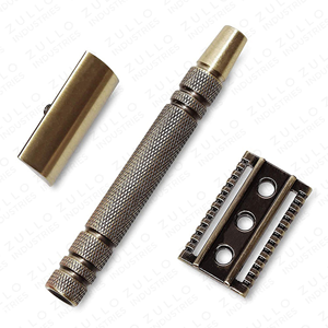 Rasoir de sécurité professionnel en acier inoxydable à double tranchant avec lame remplaçable pour le rasage humide - Product Image 5