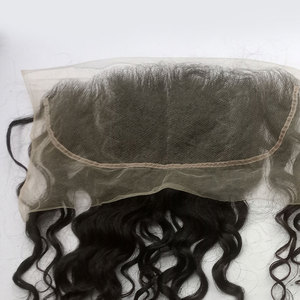 Extensiones de cabello Remy virgen indio de la mejor calidad, onda profunda Frontal 13X4 13X6, onda natural, cabello crudo, envío gratis - Product Image 2