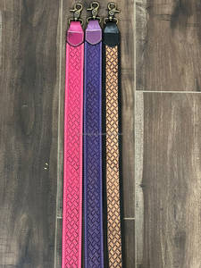 High Quality Luxury 2026 Latest Handcrafted Leather <b>Straps</b> Camera <b>Bag</b> <b>Strap</b> Personalized Genuine Leather <b>Replacement</b> Purse <b>Strap</b> - Product Image 5