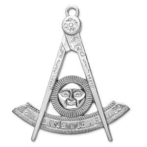 Senior Warden Blue Lodge Masonic Collar Jewel Gold Plated Level Emblem Laurel Wreath Ceremonial Regalia - Product Image 2