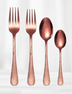 Ensemble de couverts couleur cuivre en acier inoxydable avec finition polie miroir, couverts parfaits pour la cuisine, les mariages et les repas - Product Image 3