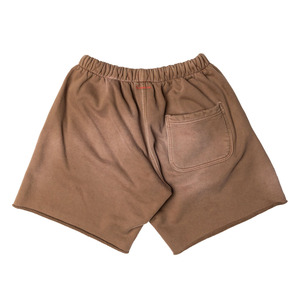 Shorts personnalisés pour hommes en toile tricotée respirante, en coton de poids moyen, style urbain vintage, effet vieilli, délavé soleil et délavé à l'acide - Product Image 2