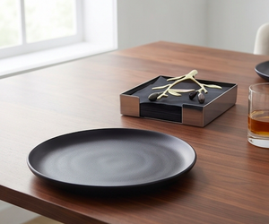 Porte-serviettes en métal avec motif de branche d'olivier, support de table parfait pour la cuisine, le comptoir et les accessoires décoratifs - Product Image 6