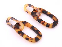 Boucles d'oreilles en résine durables et légères, design artistique, accessoires de mode en cristal pour femmes, soirée