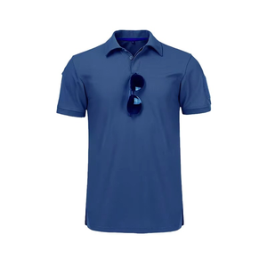 Camiseta Polo Personalizada con Logotipo de su Propia Marca, Cuello Alto, Manga Corta, Poliéster de Secado Rápido, Camisetas Polo para Hombre - Product Image 4