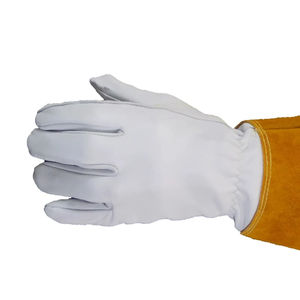 Gants de soudeur résistants à la chaleur extrême, très demandés, de qualité supérieure, respirants, en cuir, pour la sécurité au travail - Product Image 6
