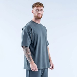 T-shirt Homme Oversize 100% Coton Personnalisable avec Logo – Style Urbain, Écologique, Respirant, Coupe Ample Décontractée, Lavage Vintage, Confortable - Product Image 5