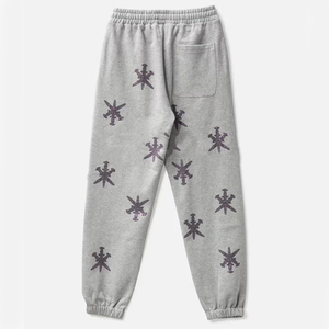 Hot Selling Best Quality Cotton Polyester Men Rhinestone Trousers Outdoor Wear Custom Made Size OEM Designs Rhinestone Trouser - Product Image 2