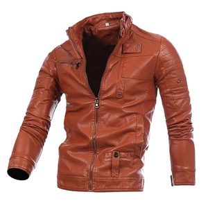 แจ็กเก็ตหนังสำหรับผู้ชายแจ็คเก็ตหนังแท้2024สำหรับผู้ชายในรูปลักษณ์และดีไซน์ที่แตกต่างกัน - Product Image 5