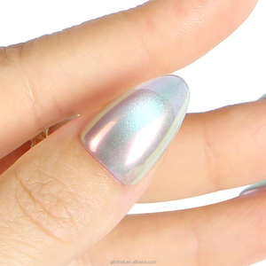 Glintnail French Gradient Magnetic Square ABS Press on Nails Gel Stick-On Reusable Medium Long Custom Logo Finger - Product Image 5