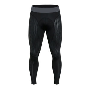 Leggings de sport pour hommes, taille élastique, logo personnalisé, service OEM, respirant, léger, matière personnalisée, longueur intégrale - Product Image 1