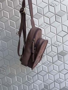Sac à bandoulière en cuir sculpté et gaufré, élégant et tendance, sac de voyage en cuir véritable, facile à transporter, multi-usages - Product Image 2