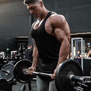 Débardeurs de sport tricotés pour hommes, style streetwear, séchage rapide, dos en Y, pour la musculation et la gym - Product Image 5