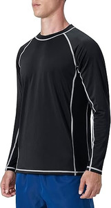 Rashguard de BJJ MMA para Hombre, Manga Larga, Color Negro - Product Image 2