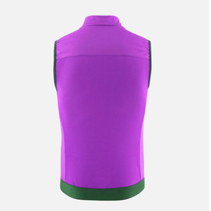 Chalecos cortavientos para hombre con cuello alto, de color sólido y diseño sólido, venta al por mayor, chaleco informal de invierno de alta calidad para hombre - Product Image 2