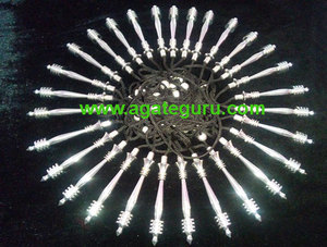 <span class=keywords><strong>Pendolo</strong></span> curativo Isis in <span class=keywords><strong>legno</strong></span> bianco, a spirale conica, per Reiki, dall'India, prodotti artigianali ecologici. - Product Image 3