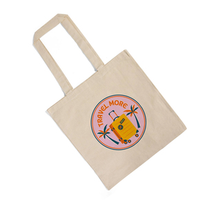 Bolsa de compras de algodón reutilizable con estampado de Corgi y Pug, con asas largas, ecológica. - Product Image 2
