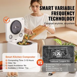 "Smart 5L <b>Electric</b> Indoor Countertop Kitchen Food Recycler 2 Modes <b>Compost</b> Machine for Kitchen Waste" - Product Image 6