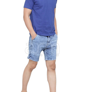 High Quality <b>Button</b> Design Men's Casual <b>Jeans</b> Shorts Summer New Casual Wear <b>Jeans</b> Shorts For Sale - Product Image 6