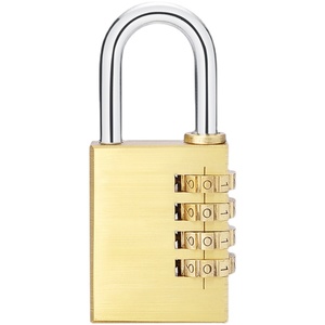 Full Copper Combination Padlock 61mm Anti-Theft Password <b>Lock</b> For Mailbox Cabinet Storage Box No Key Required - Product Image 2