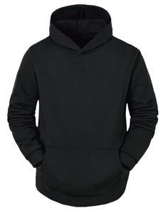 Sweats à capuche unisexes 100% coton, respirants, anti-rétrécissement, doublés, à motif uni, tricotés, à fermeture éclair, écologiques, élégants et confortables - Product Image 3