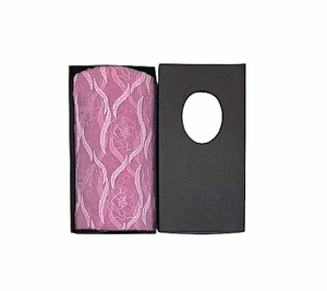 Lac-dyed <b>silk</b>/embroidered <b>scarf</b> - Product Image 4