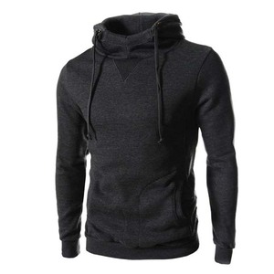 Sudadera con capucha de forro polar de alto gramaje para hombre, con cremallera completa, talla 2XL-5XL, color verde - Product Image 2