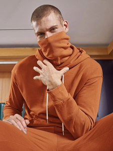 Survêtement d'hiver vintage à capuche personnalisé de qualité supérieure, en molleton 100 % coton, coupe classique, design sportif - Product Image 4