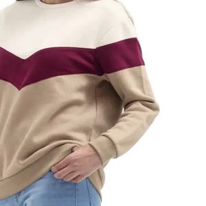 Nouveaux styles de sweat-shirts en molleton de coton, prix d'usine, pour femmes, sweat-shirt professionnel à manches longues pour femmes, logo personnalisé - Product Image 4