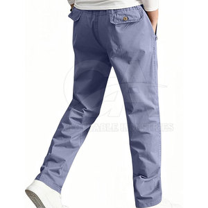 กางเกงขายาวผู้ชายไซส์ใหญ่ ทรงขาตรง มีกระเป๋าลึก ใส่สบายสำหรับใช้ในชีวิตประจำวัน กางเกงขายาวผู้ชายทรงขาตรง - Product Image 3